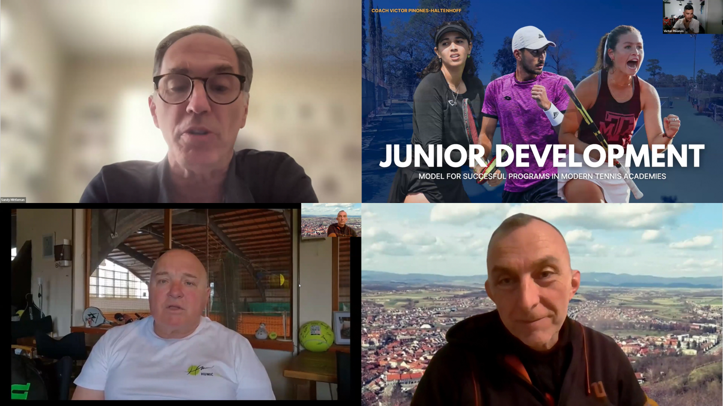 Sandy Mittleman - Victor Pinones Haltenhoff - Ico Humic - Robert Brkljac World Tennis Conference