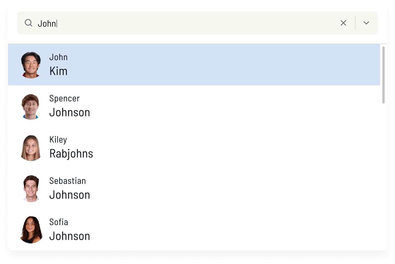All players profiles in one place All players profiles in one place